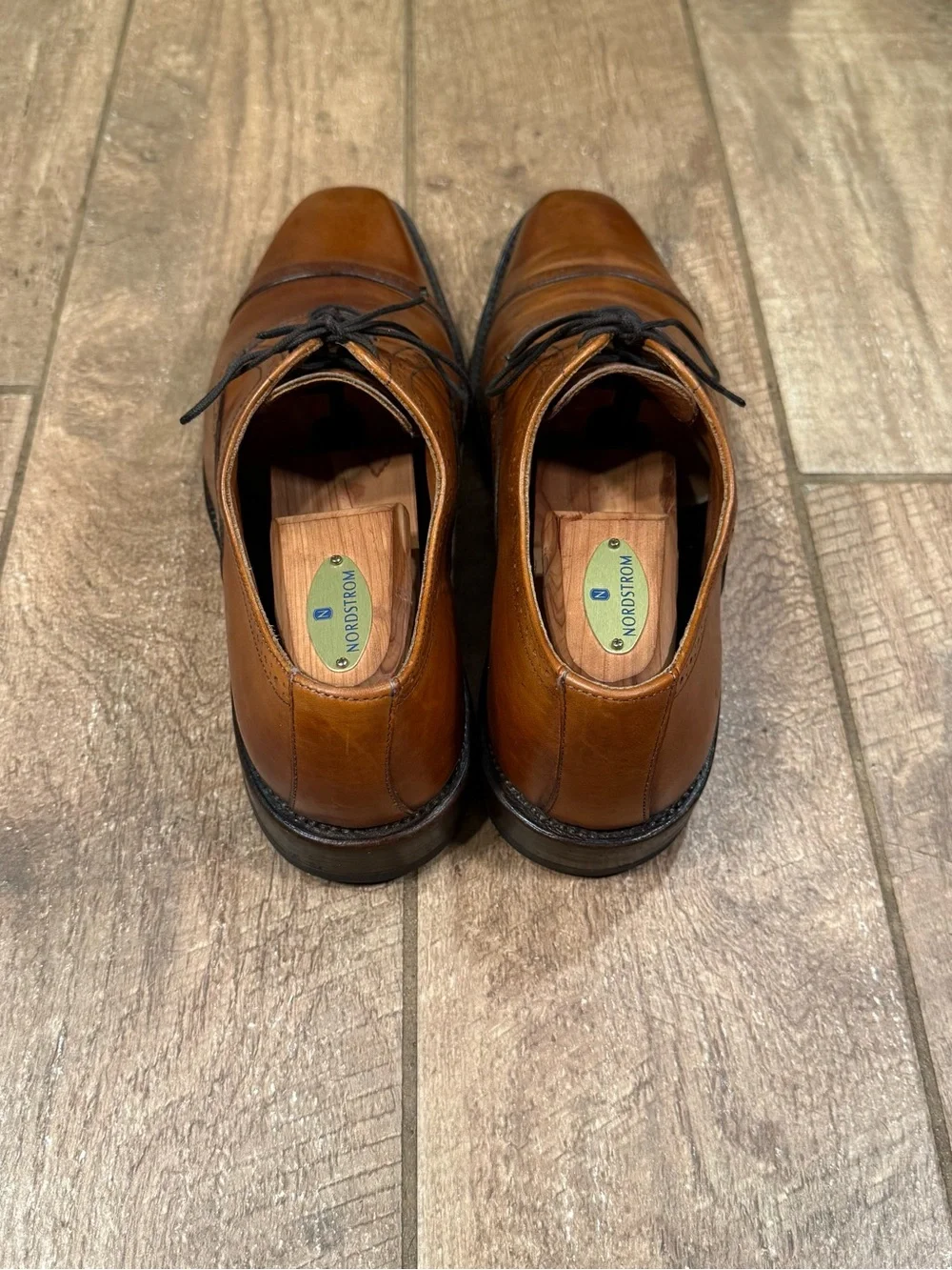 Allen Edmonds Dress Shoes Mens Size 9.5 B Evanston Brown Oxford